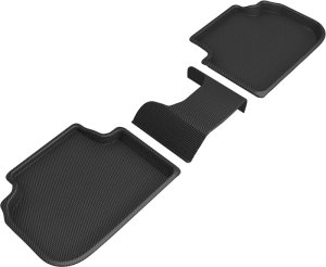 BMW 2 Series Floor Mats - Second Row - 3D MAXpider - KAGU Series - Black - `20-`22